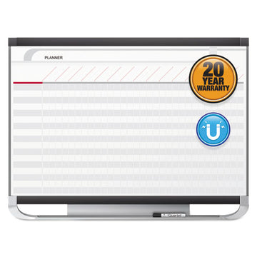 Quartet® Prestige 2 Total Erase Project Planning Board, 36 X 24, Graphite Frame freeshipping - TVN Wholesale